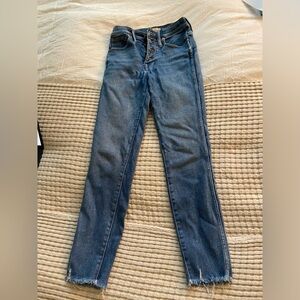 Madewell 10” high rise skinny jeans 24